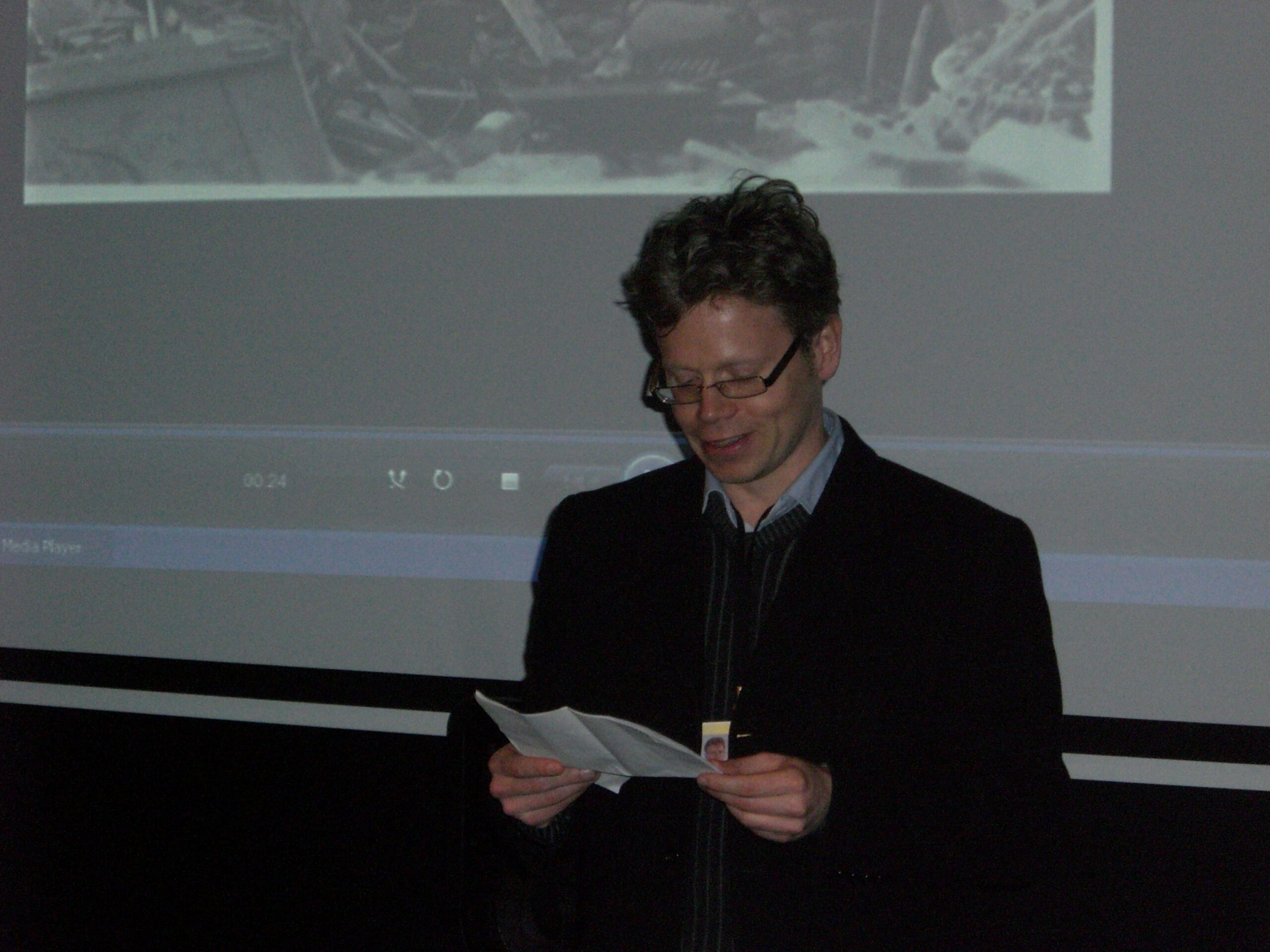 Tale ved bogreception for Holmenkatastrofen 7. marts 2008